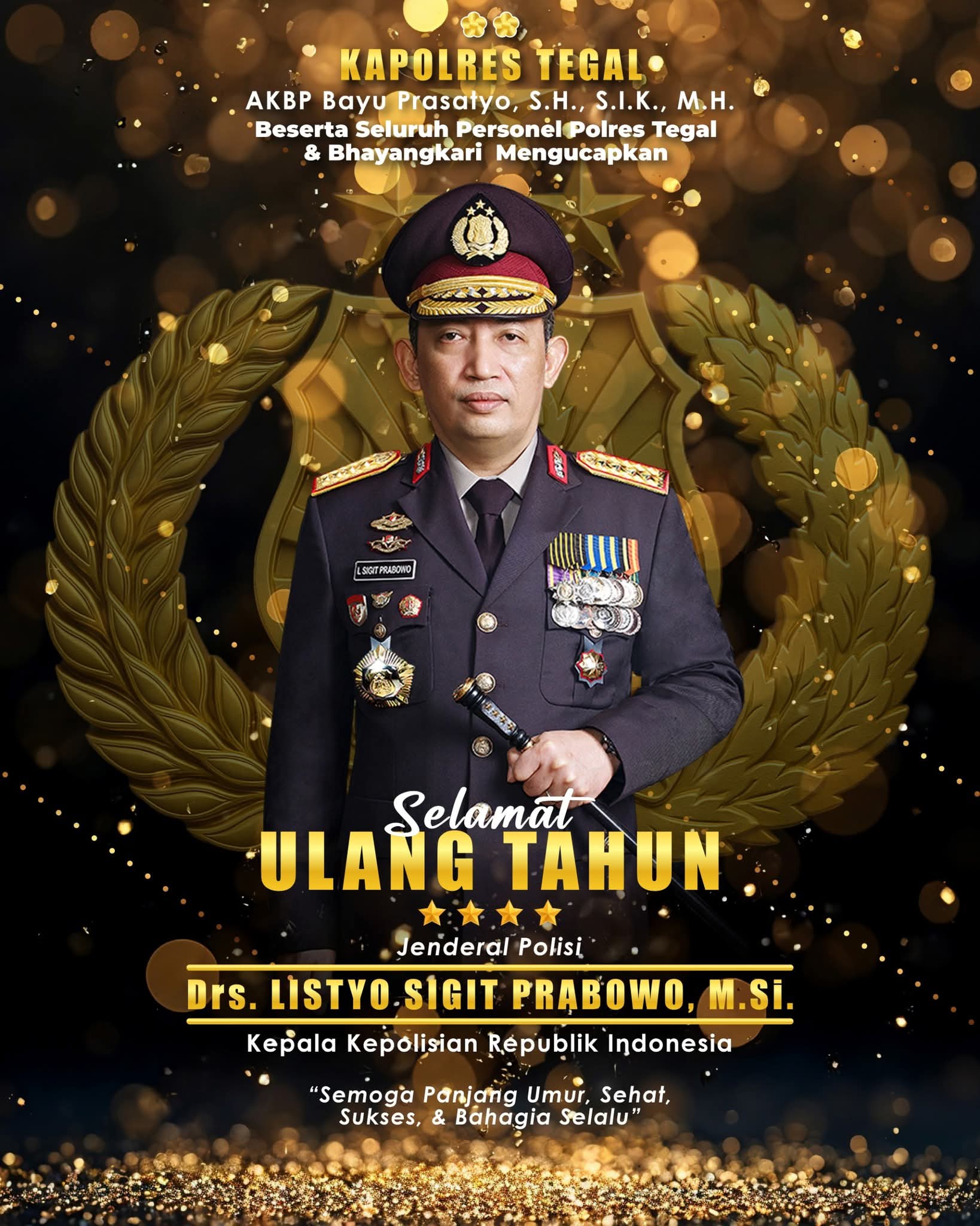 SELAMAT ULANG TAHUN KAPOLRI