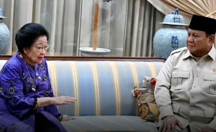 Belasungkawa, Presiden Prabowo Subianto Temui Presiden ke-5 RI Megawati Soekarnoputri