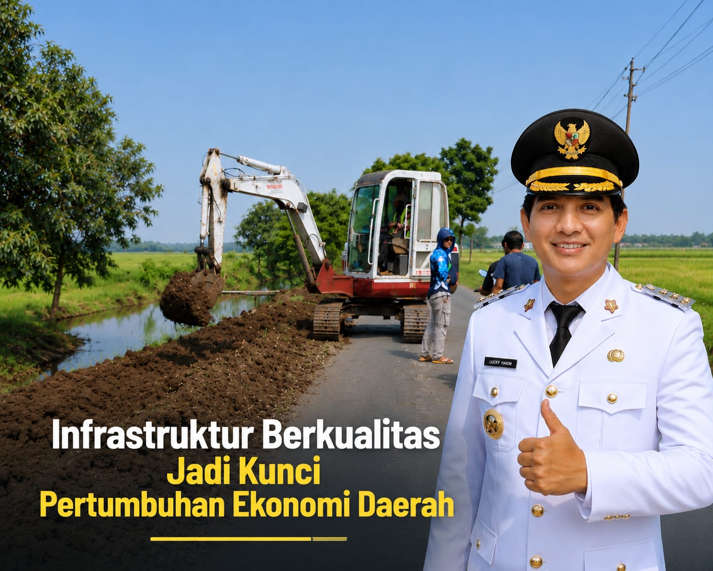 Lucky Hakim: Infrastruktur  Kunci Pertumbuhan Ekonomi Daerah Indramayu