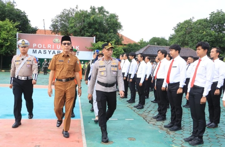 Jelang Ramadhan, Polres Indramayu Gelar Apel Pasukan Operasi Keselamatan Lodaya 2026
