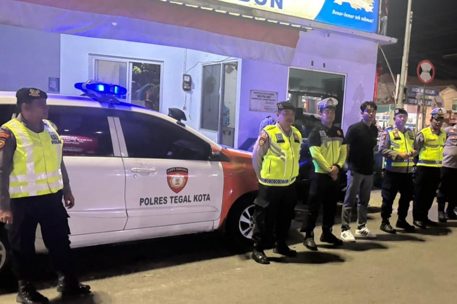 Malam Takbiran di Kota Tegal Berlangsung Kondusif, Polisi Perkuat Pengamanan di Sejumlah Titik