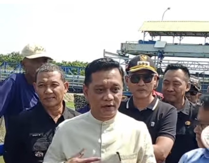 Kunjungan Kerja Tenaga Ahli Kementerian Pertanian RI Tinjau Bendungan Salamdarma dan Waduk Cipancuh