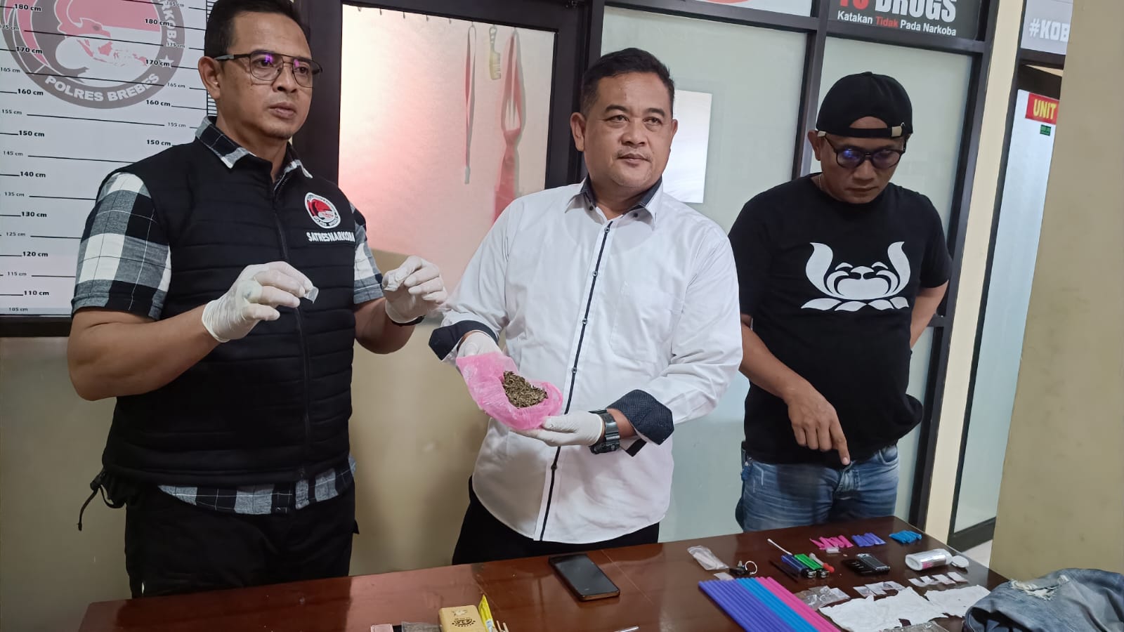 Baru Bebas Tahun Lalu, Residivis Narkoba di Bumiayu Kembali Diciduk Satresnarkoba Polres Brebes