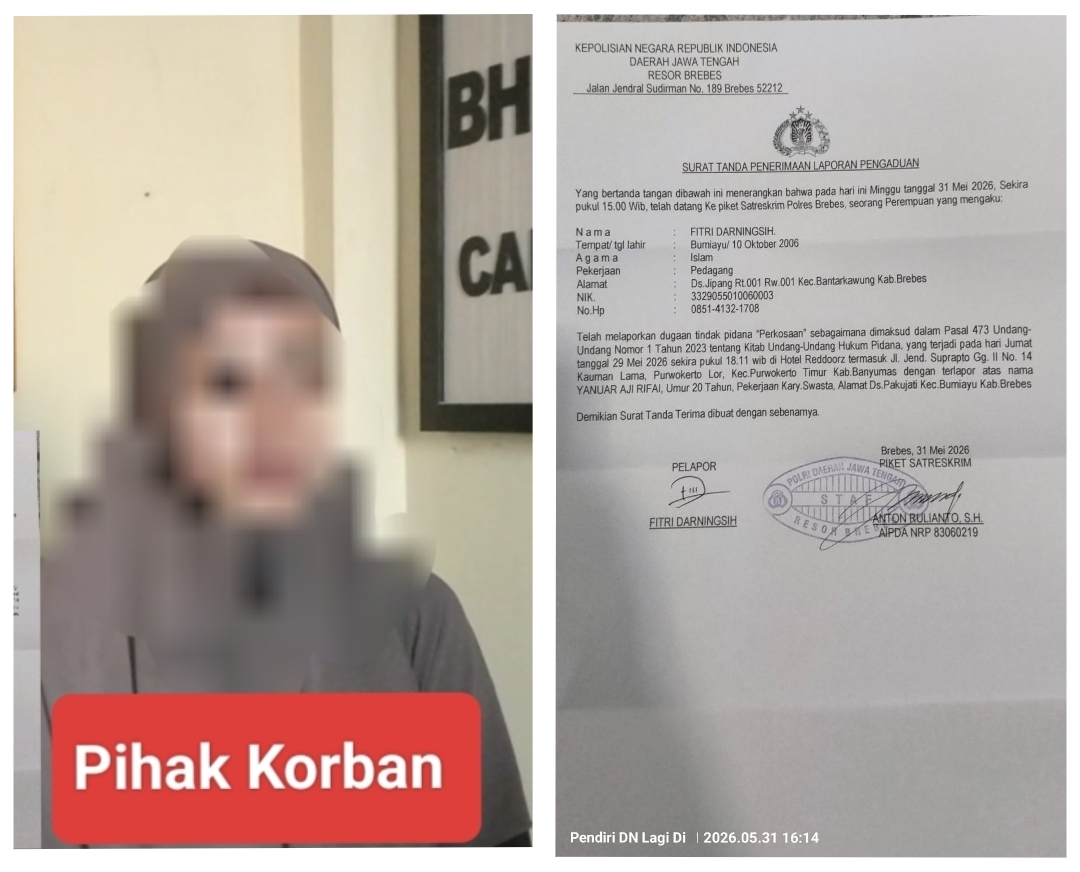 Diduga Lakukan Pemerkosaan, Pemuda Asal Paguyangan Brebes Dilaporkan ke Polisi; Upaya Mediasi Berujung Alot