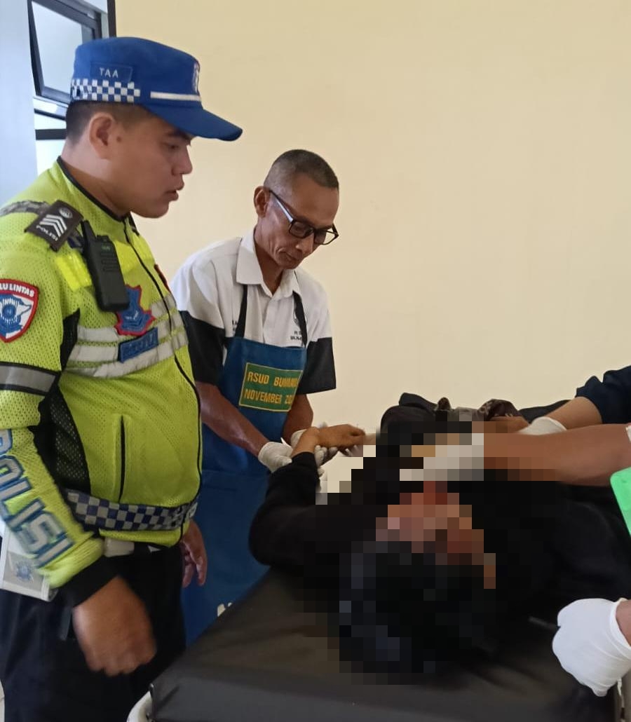 Kecelakaan Maut di Paguyangan Brebes, Seorang Petugas Koperasi Tewas Terlindas Bus