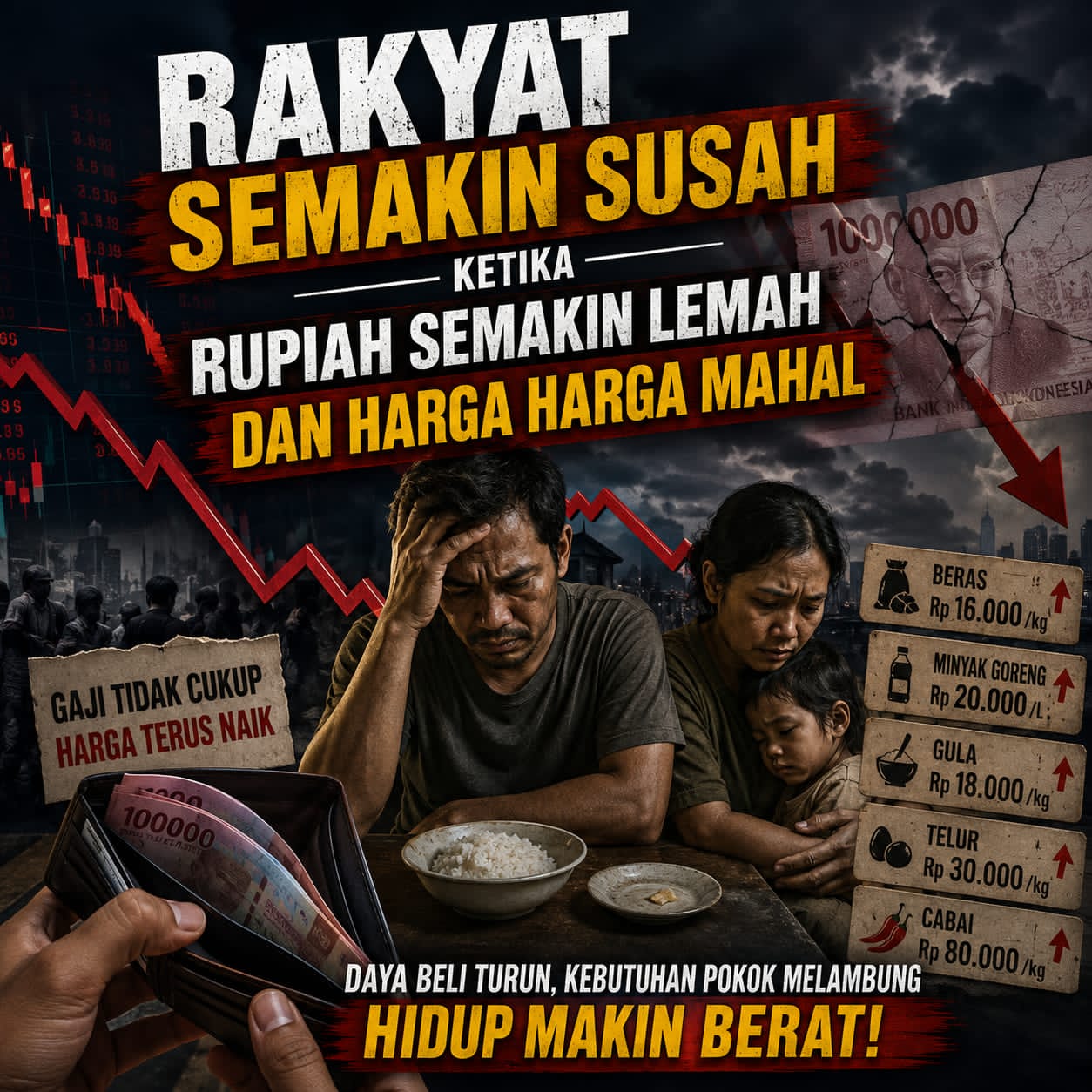 Profesor Sutan Nasomal Minta Presiden RI Rumuskan Nilai Rupiah Terhindarkan Anjlok Ditindas Dollar Melambung "Luluh lantakkan Perekonomian"