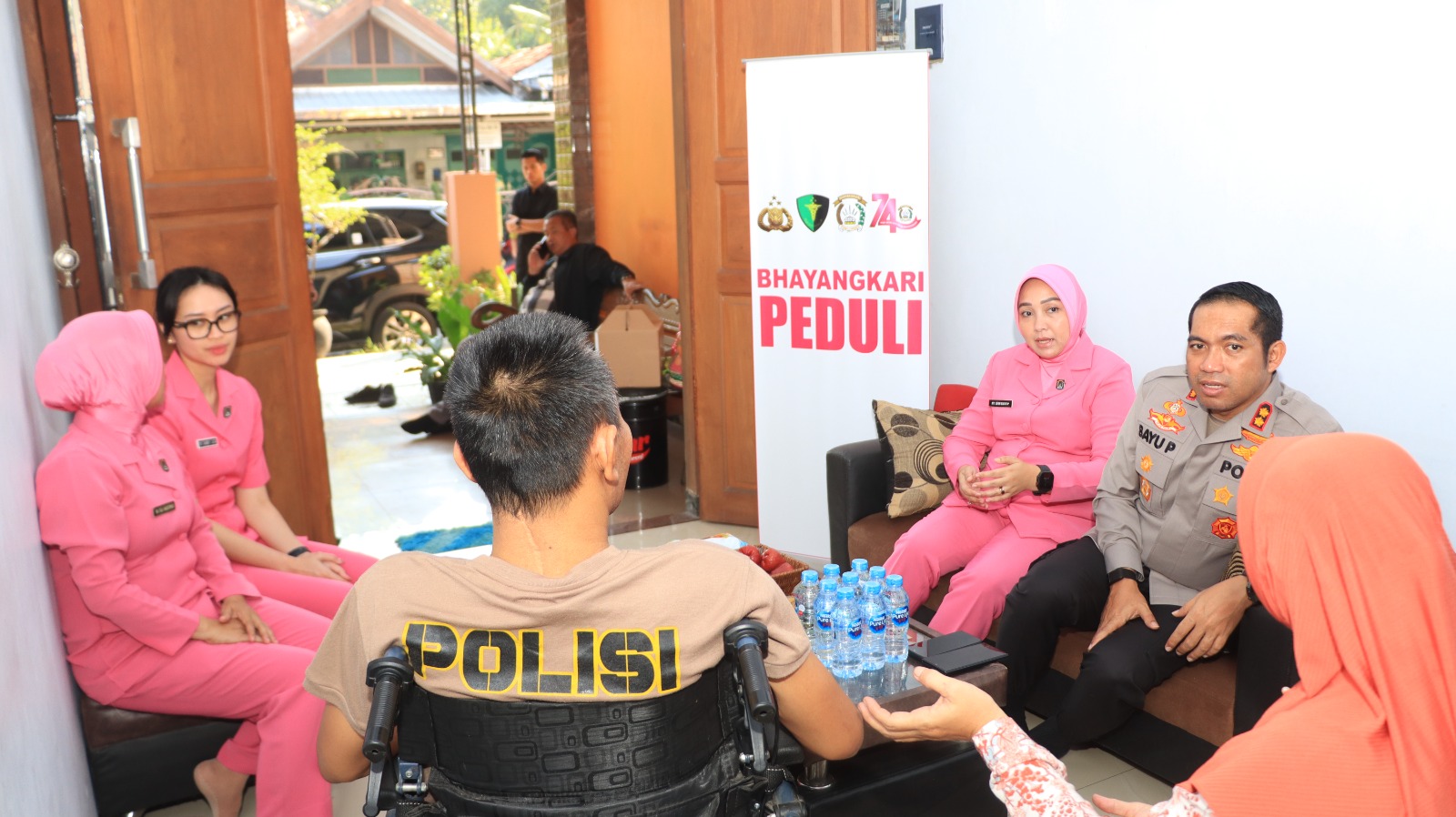 Anjangsana Hari Bhayangkara Ke-80, Polres Tegal Pererat Silaturahmi dengan Keluarga Besar Polri