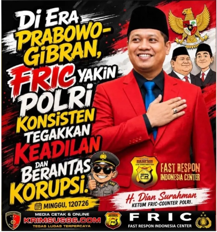 Ketum DPP FRIC : Pandangan Hukum  Status Tersangka Menjadi Saksi
