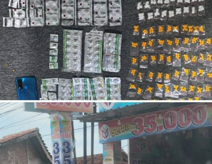 Polres BREBES BADUT, Aktifitas Edar Obat Tipe G Jadi Tontonan