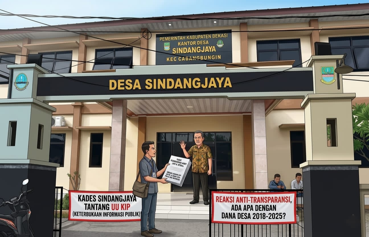 Sikap Arogan Kades Sindangjaya: Diduga Alergi Transparansi dan Tantang UU KIP