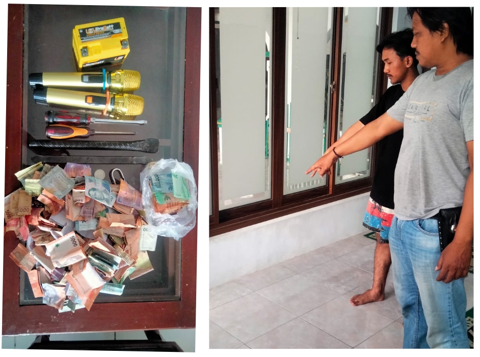 Polisi Amankan Terduga Pelaku Pencurian Kotak Amal Mushola dari Amukan Massa