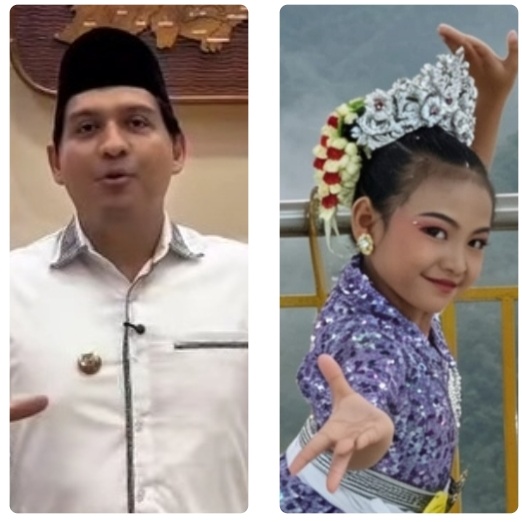 Bupati Lucky Hakim Apresiasi Aisyah Maulidah Lolos Grand Final Asian Ethnic Got Talent 2026.