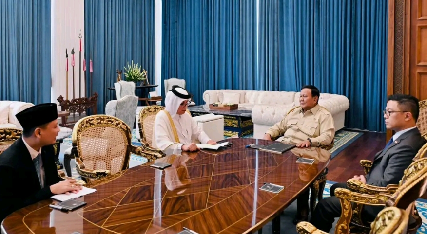 Terima Menlu Qatar, Presiden Prabowo Bahas Investasi USD 4 Miliar dan Perluasan Sektor Strategis