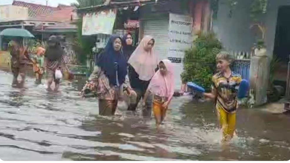 Sejumlah kelurahan Kecamatan Margadana, Dilanda Banjir
