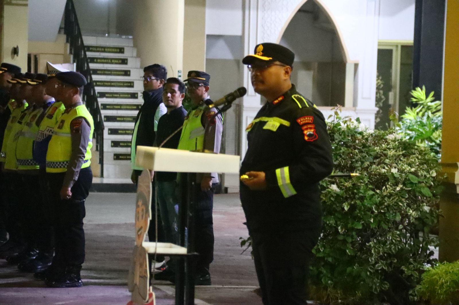Jaga Kondusifitas Malam Idul adha, Polres Brebes Siagakan Ratusan Personel Gabungan