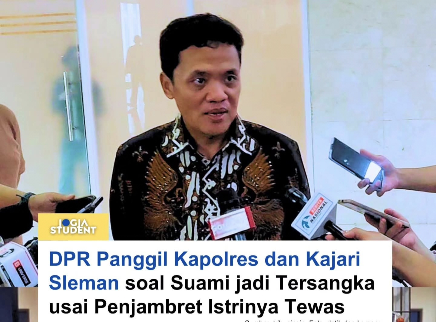 Komisi III DPR RI Pangggil Kapolresta Sleman Kombes Edy Setyanto & Kepala Kejaksaan Negeri Sleman Bambang Yunianto