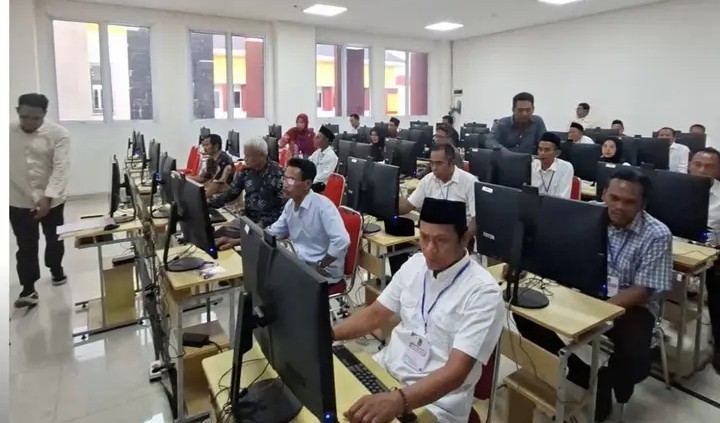 Tes CAT Pilkades 67 Desa di Karawang, Aep Janjikan Transparansi dan Tegaskan Netralitas