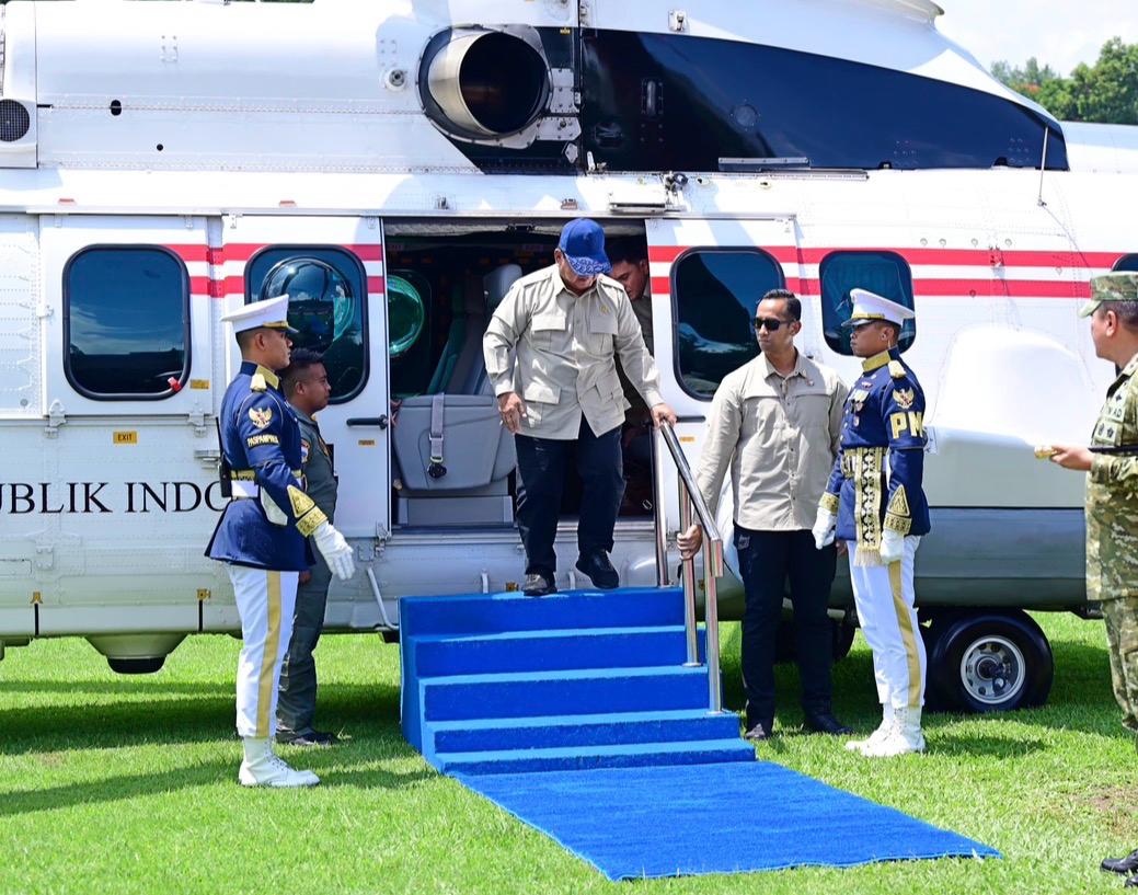 Mayjen TNI Rano Maxim Adolf Tilaar Sambut Presiden Prabowo Dalam Kunjungan Kerja ke Magelang