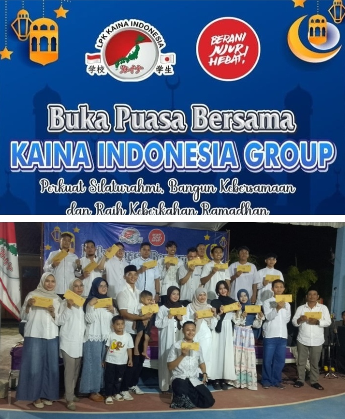 Pererat Silaturahmi LPK KAINA INDONESIA GROUP Gelar Acara Buka Bersama