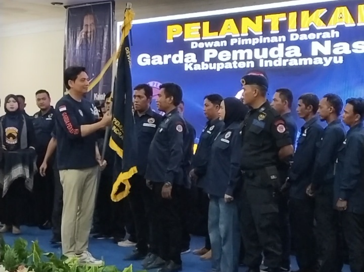 Pelantikan DPD Garda Pemuda NasDem Indramayu Di Nahkodai Arwah Dinata, S.Hut