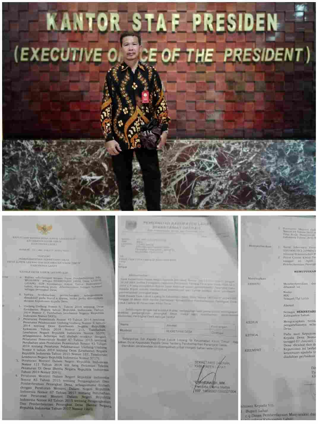 Dugaan Maladministrasi SK Pemberhentian Sekdes Lubuk Layang Ilir Mencuat, Itjen Kemendagri Beri Respon Serius