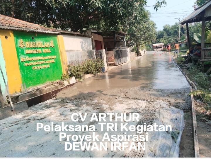 Pelaksana Proyek Aspirasi Dewan Irfan Diduga Cemarkan Nama Wartawan, CV Arthur Disorot