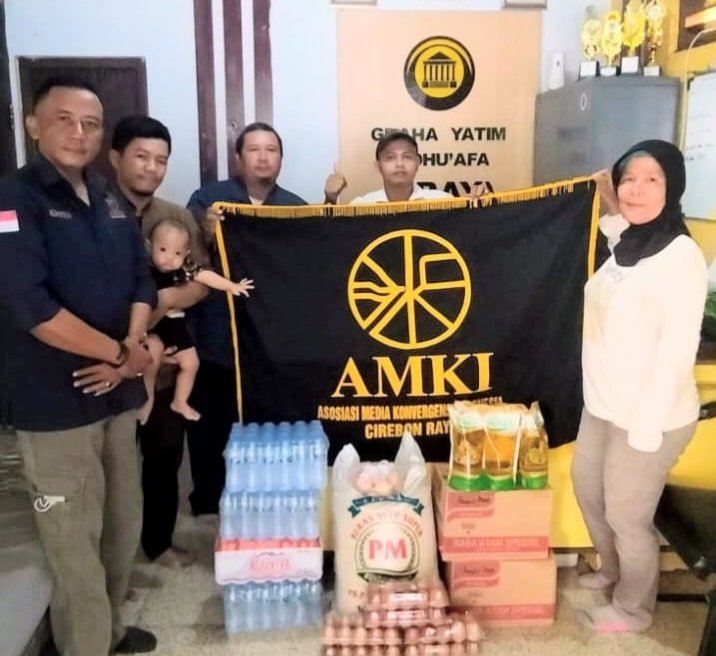 AMKI Cirebon Raya Salurkan Sembako ke Graha Yatim Dhu'afa Yayasan Harapan Robbani