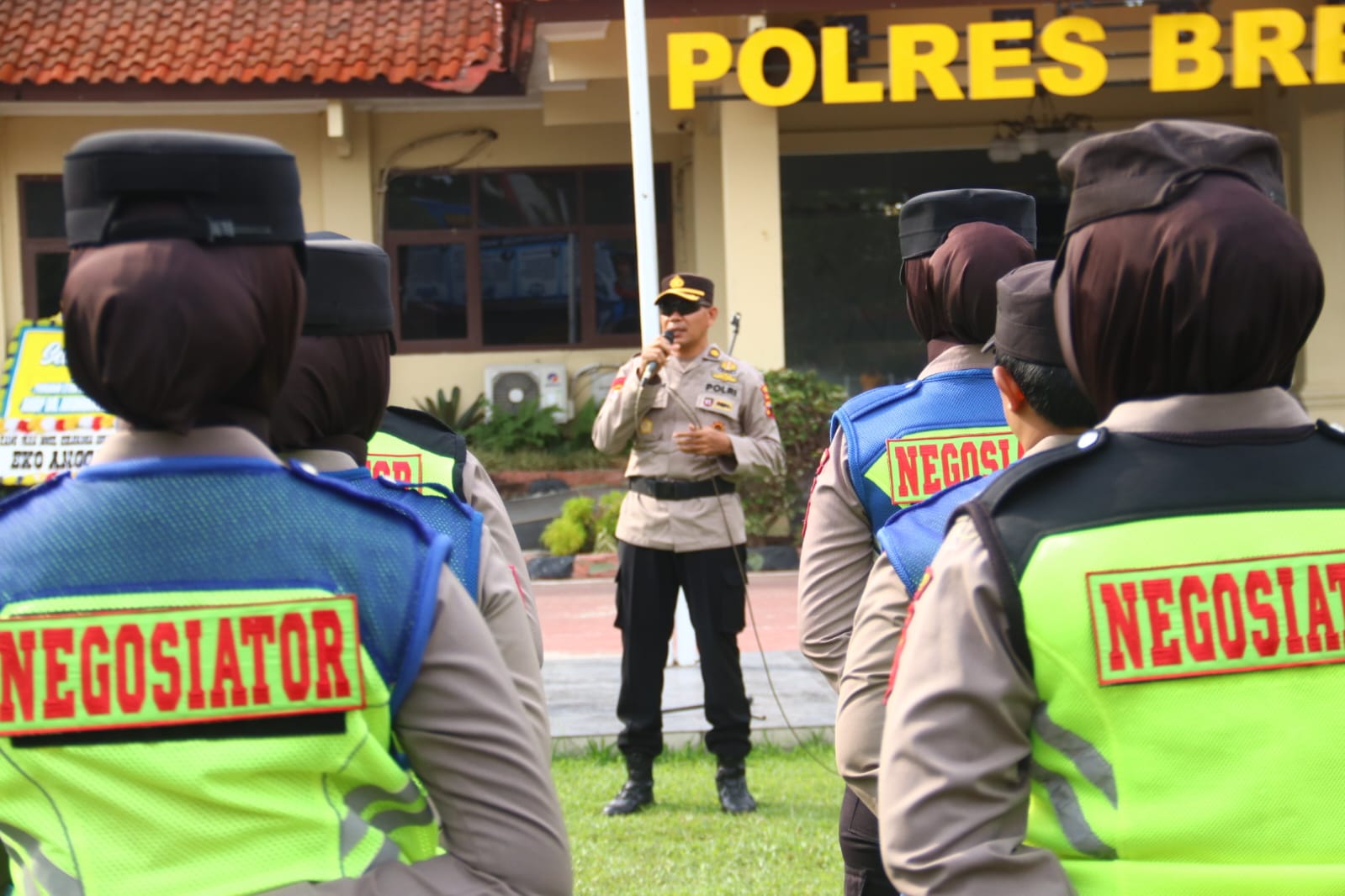 Kedepankan Pendekatan Humanis, Kompi Negosiator Polres Brebes Digembleng Latihan Intensif