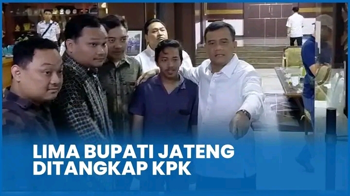 Ahmad Luthi Gubernur Jateng Kehabisan Akal, 5 Bupati Kena OTT KPK