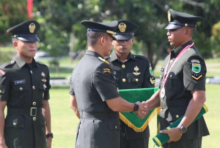 Danrindam XVIII/Kasuari Tutup Pendidikan Diktukba TNI AD Gel II TA 2026  :  153 Prajurit Resmi Sandang Pangkat Sersan Dua