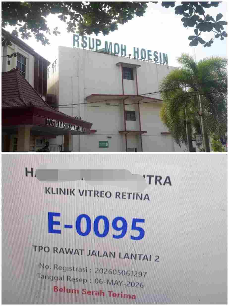 BOROK PELAYANAN RUMAH SAKIT UMUM PUSAT DR. MOHAMMAD HOESIN PALEMBANG: ANTREAN OBAT DITUTUP PAKSA DEMI EFISIENSI, PASIEN TERLANTAR!