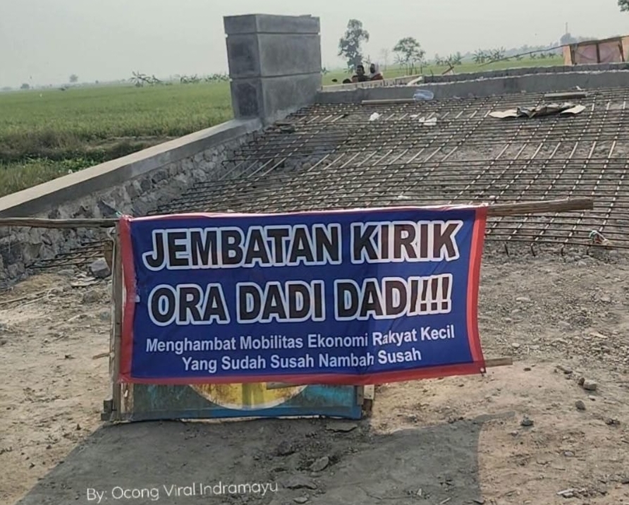 INDRAMAYU HEBOH! Proyek Jembatan Kirik 309 Juta Diduga Jadi Bancakan Korupsi