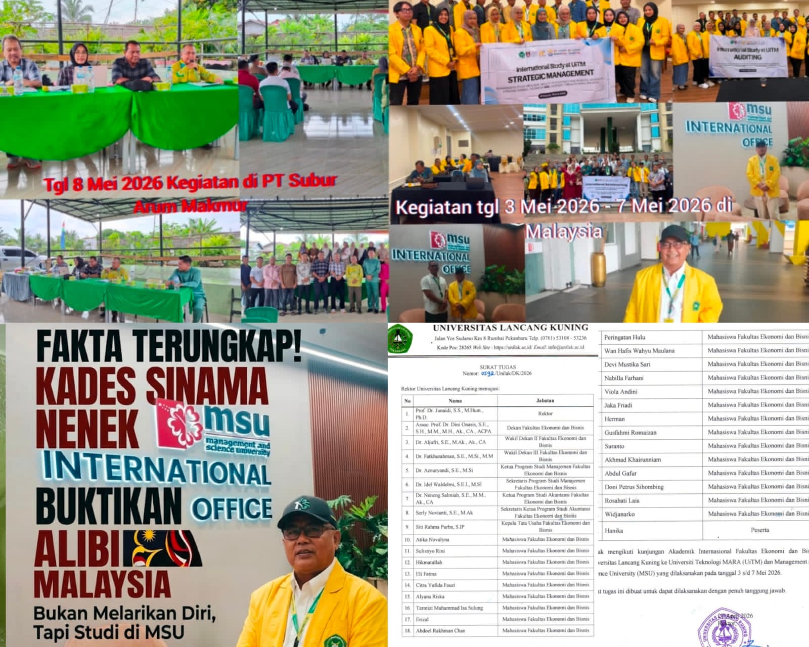Patahkan Isu "Kabur" ke Malaysia, Kades Sinama Nenek Kembali Ngantor dan Bongkar Fakta Sebenarnya