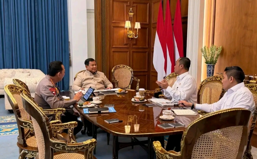 Presiden Prabowo Beri Arahan kepada Kapolri Terkait Stabilitas Nasional dan Pembangunan
