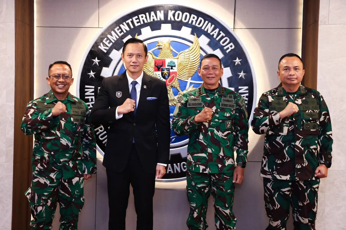 Kunjungi Menko AHY, Pangkostrad Bawa Misi Strategis dan Undangan Kostrad Run