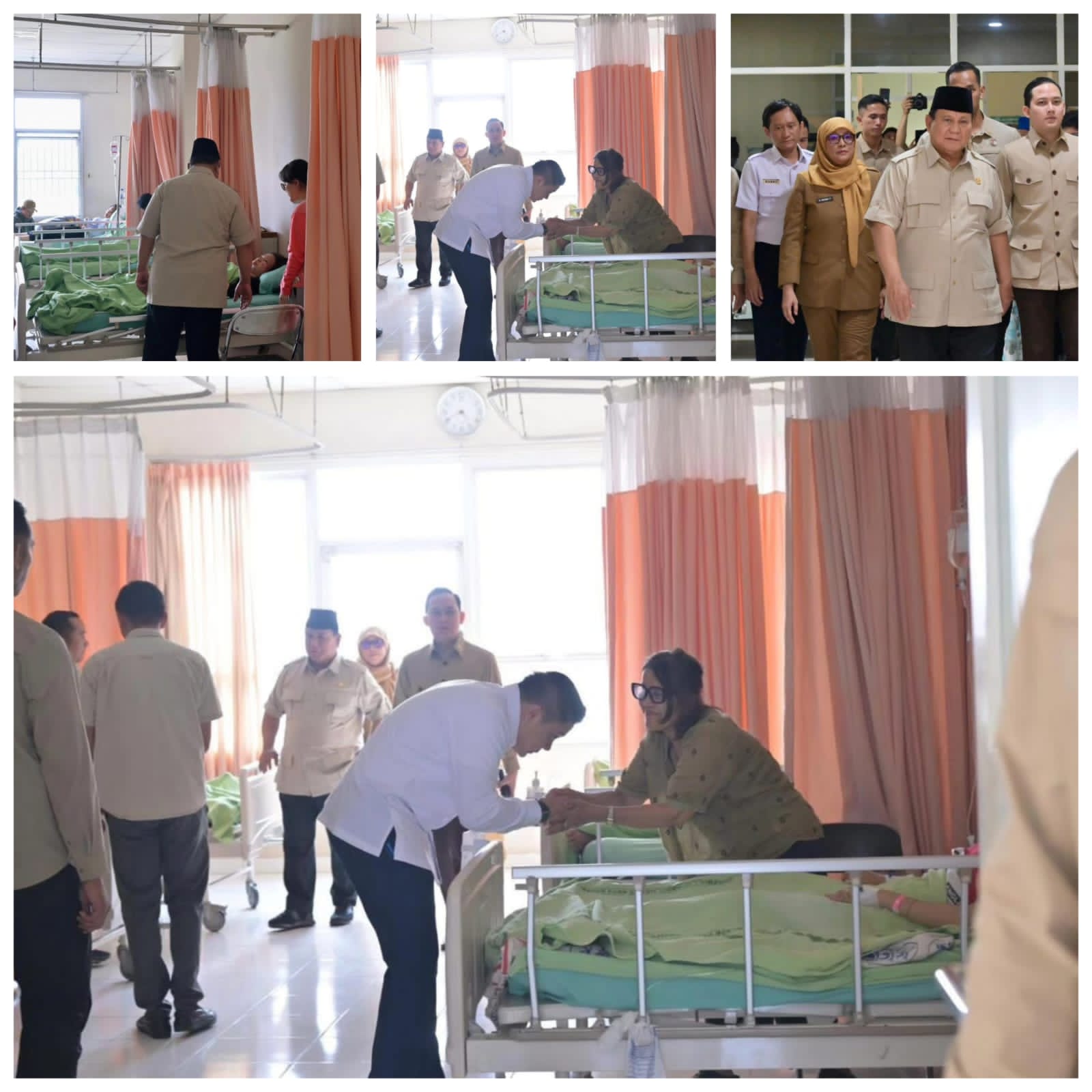 Gerak Cepat! Presiden Prabowo Jenguk Korban Kecelakaan Kereta dan Setujui Bangun Flyover di Bekasi