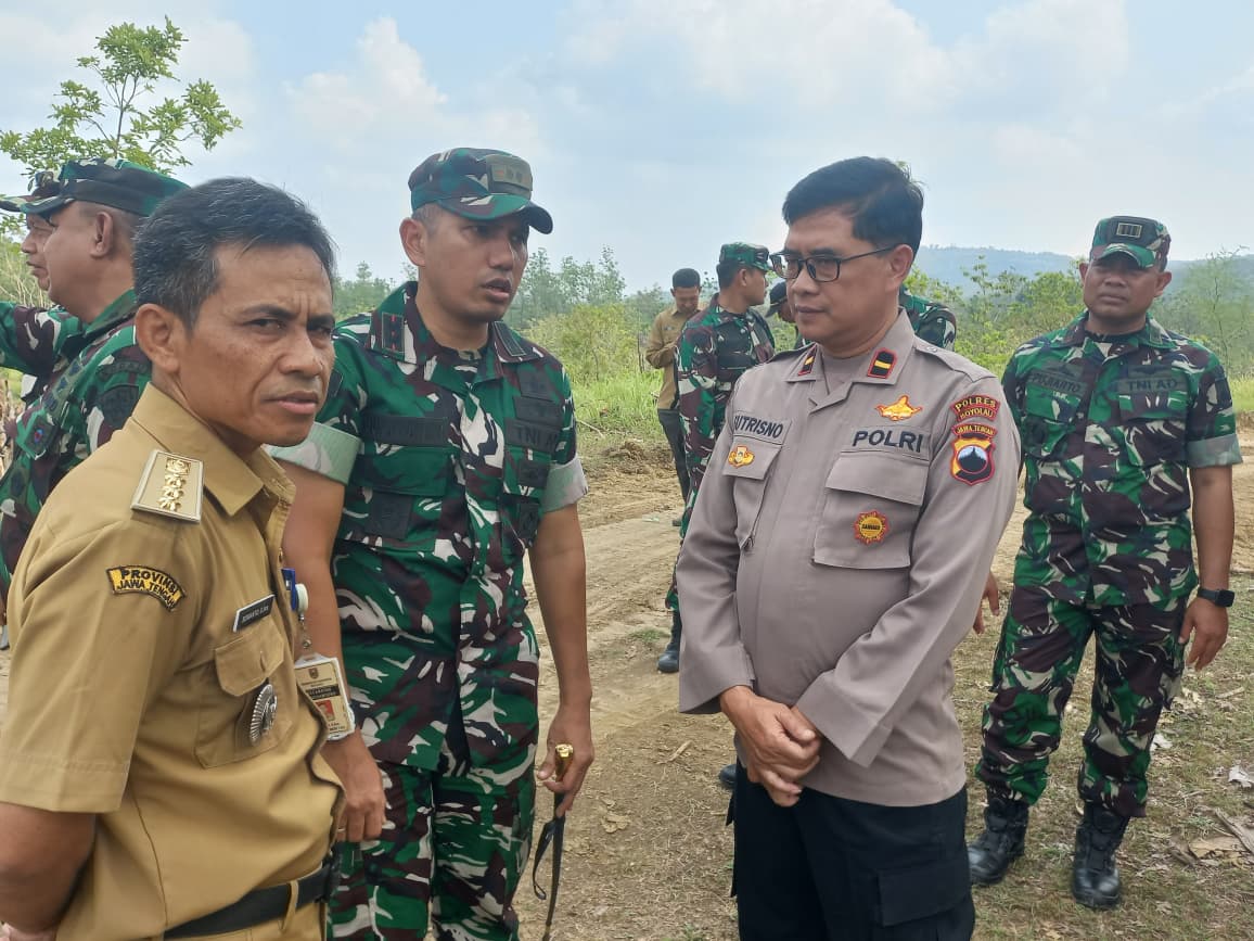 Dandim Boyolali Dampingi Tim Satgas Wasbang Tinjau Pembangunan Yonif Teritorial Pertanian, Progres Terus Dikebut