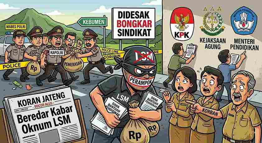 SINDIKAT PERAMPOK BERKEDOK LSM DI KEBUMEN: MABES POLRI DAN KPK DIDESAK BERTINDAK SEBELUM PENDIDIKAN LUMPUH