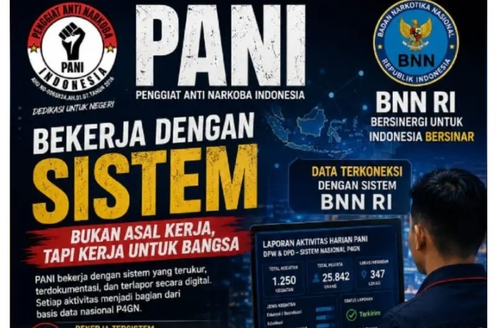 Sitem PANI Berkaloborasi Bersama BNN RI