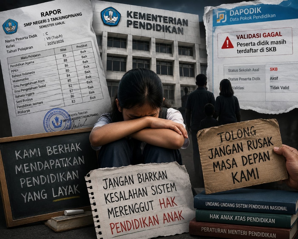 Tuntut Kejelasan Status Siswi, Keluarga Desak Kementerian Pendidikan Turun Tangan