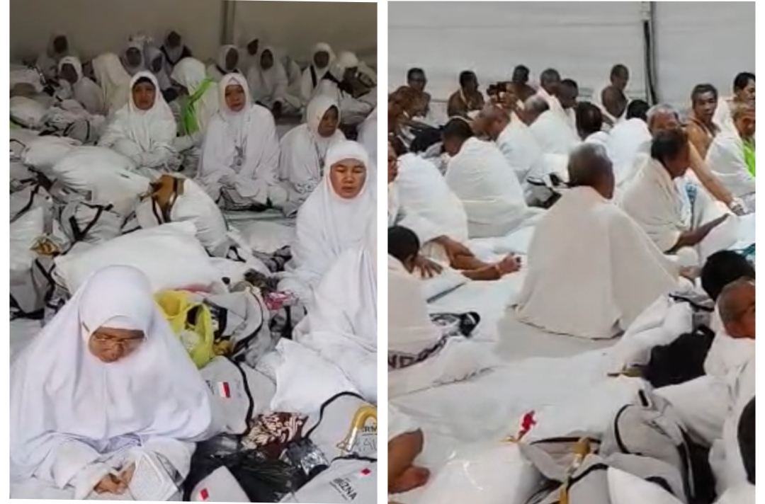 Suhu Ekstrem 45 Derajat Tak Surutkan Kekhusyukan Wukuf Jemaah Haji Brebes