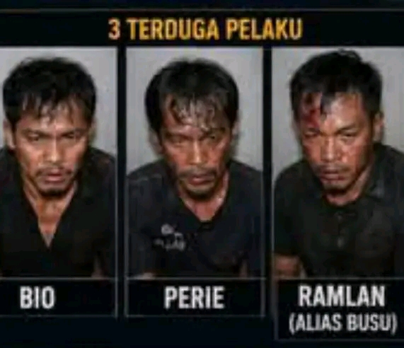 BARISKRIM POLRI Ringkus 3 Pelaku Pentiksa & Pembunuh Anggota Polri