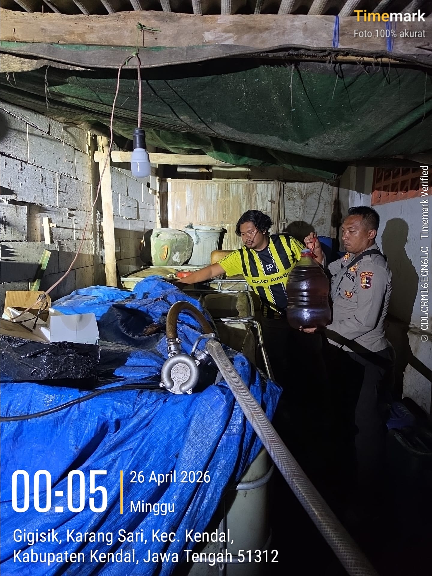 Tim Gabungan Baharkam Polri Bongkar Sindikat Penimbunan BBM Subsidi di Kendal