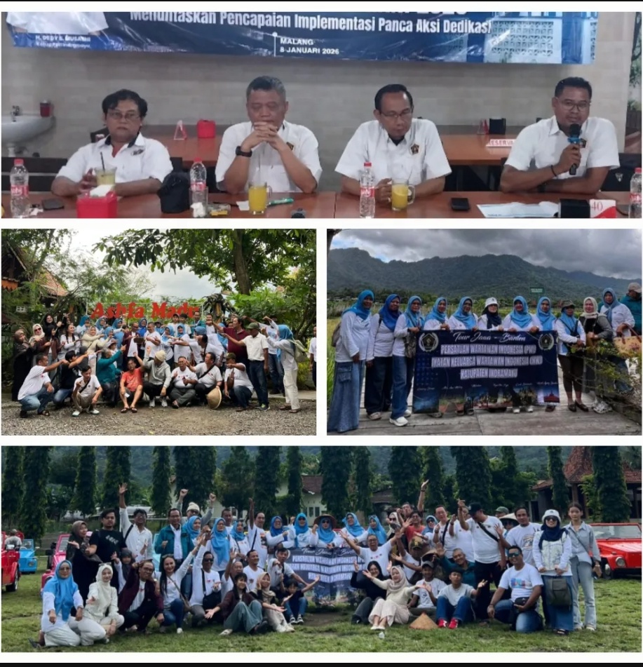 Giat Santiaji Capaian inplementasi Visi dan Misi H. Dedy S Musashi, S.S dan Ketua IKWI, Saptarini Kismawati, S.S., M.Pd, masa bhakti 2023-2026