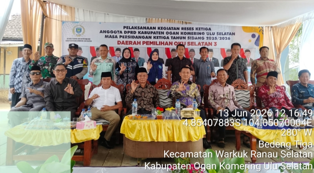 Gelar Reses Maraton 3 Hari, Anggota DPRD OKU Selatan Dapil III Serap Aspirasi Warga 4 Kecamatan