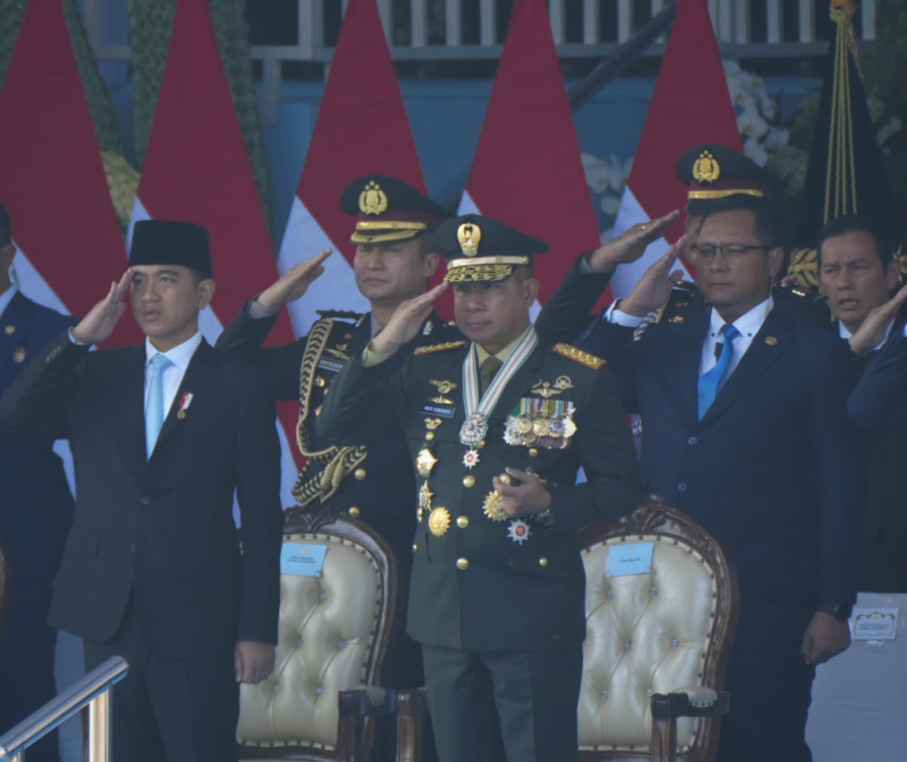 Panglima TNI Hadiri Peringatan HUT Ke-80 Bhayangkara, Perkuat Sinergi TNI-Polri