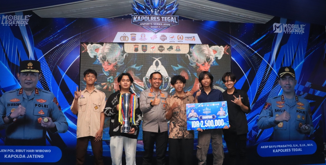May Day Diisi Kegiatan Positif, Polres Tegal Gelar Apel Siaga dan Grand Final Esports