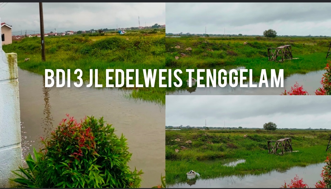 Penghuni BDI 3 Tambak Resah, Ruas Jalan Edelweis Tenggelam & Air Masuk Rumah