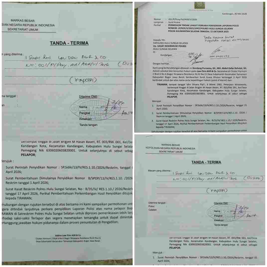 Upaya Hukum Proaktif, Kuasa Hukum Tirawan Desak Mabes Polri Kawal Penyidikan Kasus Hulu Sungai Selatan